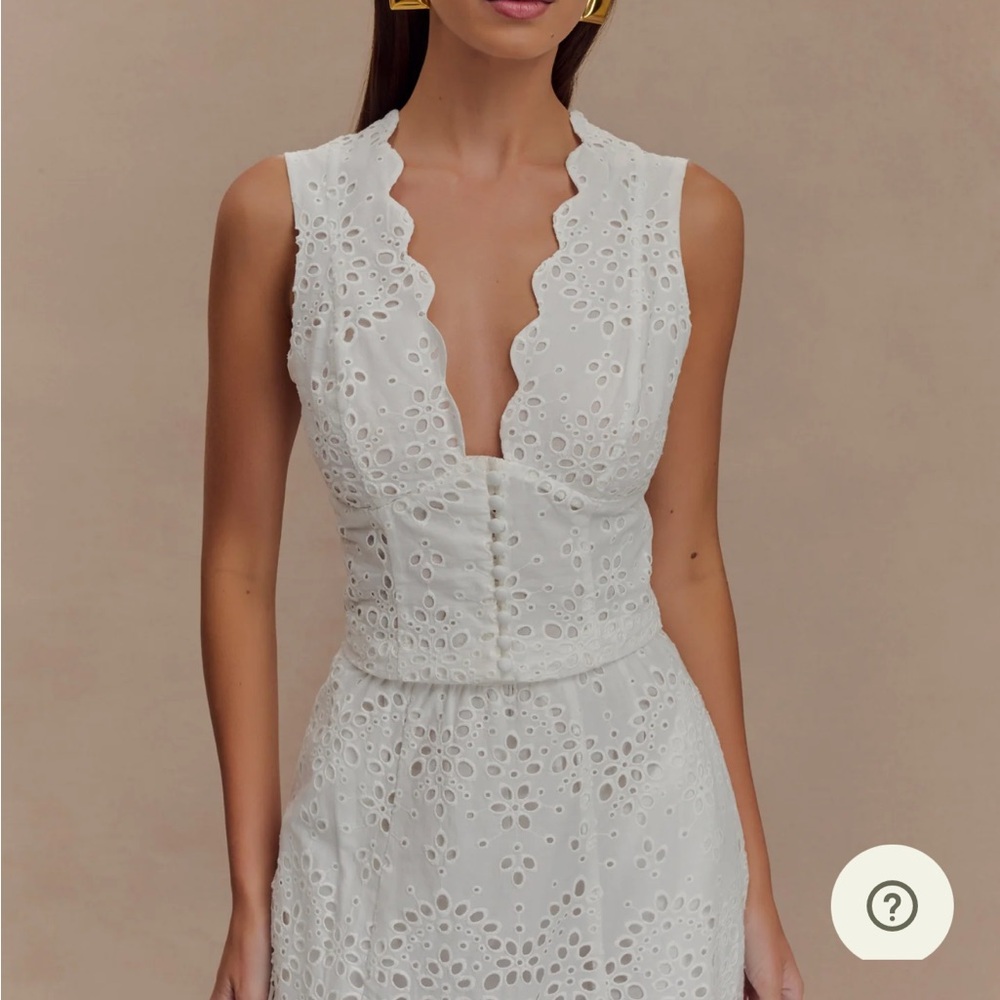 Meshki White Arla Top
